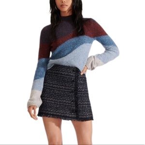 Veronica Beard Mirabelle Tweed Mini Skirt